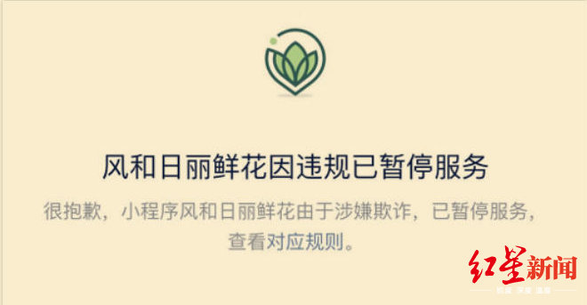 门客鲜花涉嫌欺诈暂停服务 这个520消费者心好凉